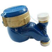 Deltamess Hauswasserzähler-Mehrstrahl Naßläufer MNK Qn 2,5m³/h, Baulänge 190mm, DN20 kalt Fallrohr