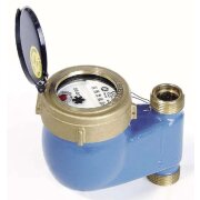 Deltamess Hauswasserzähler-Mehrstrahl Trockenläufer MTK Qn 10,0m³/h, Baulänge 150mm, DN40 kalt Steigrohr