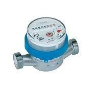 WasserGeräte Aufputz Wohnungswasserzähler Q3-2,5 (Qn 1,5m³/h) 1/2"x80mm kalt