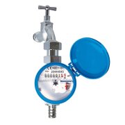 Zapfhahnzähler Q3-2,5 - Qn1,5 m³/h 3/4" 80 mm kalt/warm