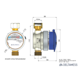 2025 Deltamess Zapfhahnzähler TKS ZH smart M T90 Q3...