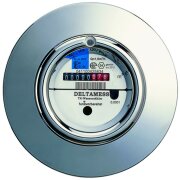 Deltamess Wasserzähler-Kapsel TKS-UP-smart M - T90 kalt/warm  - Q3-2,5 - Qn 1,5m³/h inkl. Chromgarnitur